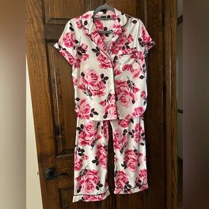 Kate Spade Pink Roses Pj Set